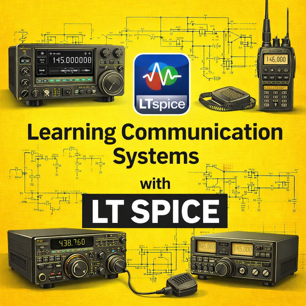 Learning Communication Systems  with LT SPICE 